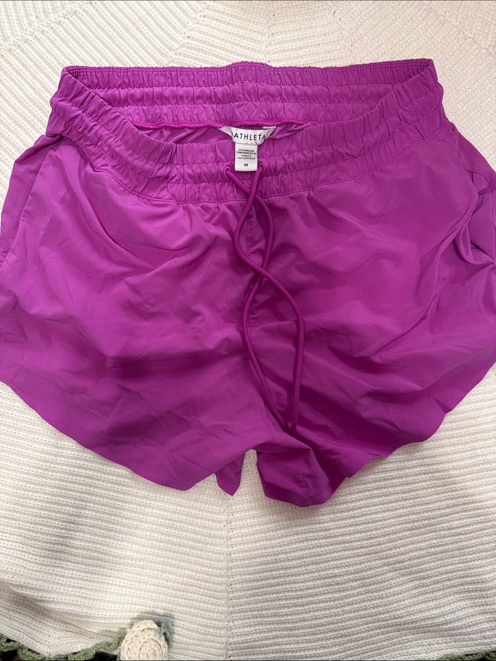 Athleta Women's Bright Magenta Athletic Shorts